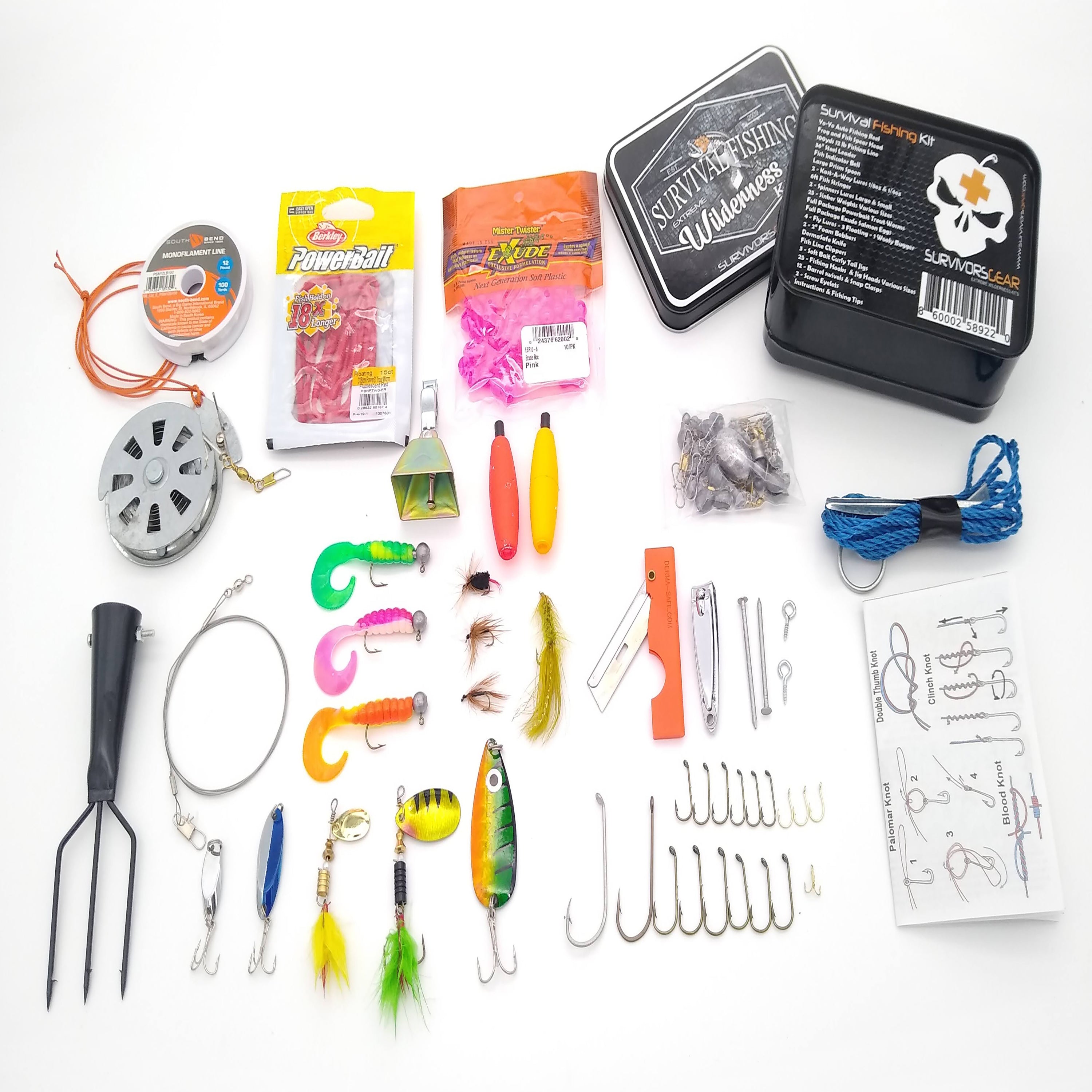 bushcraft kit: pocket-size fishing kit my way! 